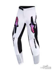 kalhoty SUPERTECH VISTA YOUTH, ALPINESTARS, dětské (bílá/fialová/černá) 2026