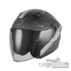 přilba N130 EKTO, NOX (černá matná, stříbrná) 2026