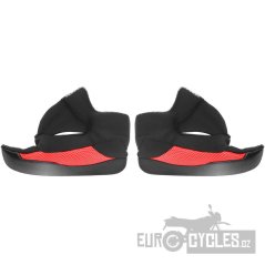 lícnice interieru pro přilby Cross Cup, CASSIDA - ČR (červené/černé)