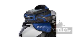 tankbag na motocykl M30R, OXFORD (černý/modrý, s magnetickou základnou, objem 30 l)