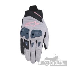 rukavice STELLA SP X 1, ALPINESTARS, dámské (šedá/černá/tmavě šedá/růžová) 2026