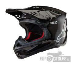 přilba SUPERTECH S-M10 SOLID, ALPINESTARS (lesklý karbon) 2026