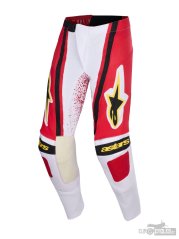 kalhoty TECHSTAR NOMUR, ALPINESTARS (světle šedá/červená/černá/žlutá) 2026