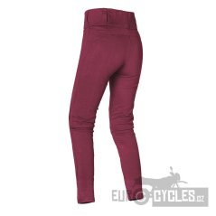 kalhoty SUPER LEGGINGS 2.0, OXFORD, dámské (legíny s Aramidovou podšívkou, bordó)