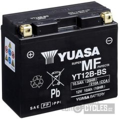 motobaterie 12V, YT12B, 10,5Ah, 210A, bezúdržbová MF AGM 150x69x130, YUASA originál (aktivovaná ve výrobě)