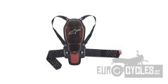 páteřový chránič NUCLEON KR-1 CELL certifikace CE2, ALPINESTARS (transparentní/šedá/červená/černá) 2026