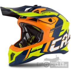 přilba Cross Pro 2 Contra, CASSIDA (žlutá fluo/oranžová/modrá)