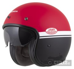 přilba Oxygen 2.0 Jawa OHC, CASSIDA (červená matná/černá/bílá) 2026