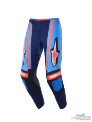 kalhoty TECHSTAR NOMUR, ALPINESTARS (tmavě modrá/oranžová/modrá) 2026