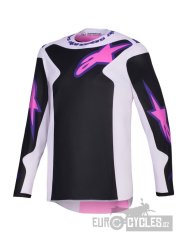 dres FLUID GRID, ALPINESTARS (černá/světle šedá/fialová) 2026