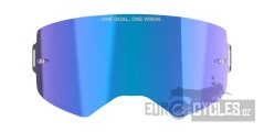 plexi pro brýle SUPERTECH, ALPINESTARS (zrcadlové modré ABSOLUTE VISION™)