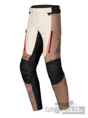 kalhoty ST-1 WATERPROOF, ALPINESTARS (tmavá khaki/písková/černá/červená fluo) 2026