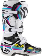 sada polepů pro boty TECH 10 model 2014 až 2018, ALPINESTARS (černá/světle modrá/fialová/zelená)