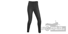 ZKRÁCENÉ kalhoty SUPER JEGGINGS 2.0, OXFORD, dámské (černé)