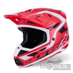 přilba SUPERTECH S-M7 DEED, ALPINESTARS (červená/černá/bílá) 2026