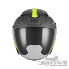 přilba N130 EKTO, NOX (černá matná, žlutá fluo) 2026