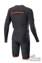 vnější vrstva airbagové vesty TECH-AIR®10, ALPINESTARS (černá/červená/šedá, standardní provedení s krátkými nohavicemi)