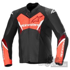 bunda FASTER 3 AIRFLOW, ALPINESTARS (černá/červená fluo) 2026