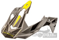 kšilt pro přilby N312 TRACK, NOX (šedá,žlutá fluo)