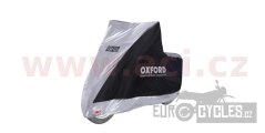 plachta na motorku Aquatex Highscreen Scooter provedení pro vysoké plexi, OXFORD (černá/stříbrná, uni velikost)