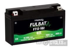 baterie 12V, YT12-10Z GEL, 10Ah, 180A, bezúdržbová GEL technologie 194x59x112 FULBAT (aktivovaná ve výrobě)
