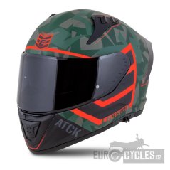 přilba Aero ATCK, CASSIDA (zelená camo/černá/šedá/oranžová) 2026