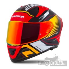 přilba Aero Drome, CASSIDA (černá met./oranžová/červená/bílá) 2026