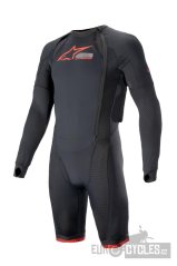 vnější vrstva airbagové vesty TECH-AIR®10, ALPINESTARS (černá/červená/šedá, standardní provedení s krátkými nohavicemi)