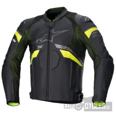 bunda GP PLUS R RIDEKNIT, TECH-AIR 5 kompatibilní, ALPINESTARS (černá/žlutá fluo)