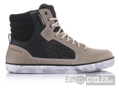 boty J-6 WATERPROOF, ALPINESTARS (černá/krémová) 2025