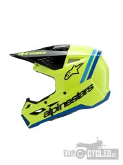 přilba S-M3 RADIUM, ALPINESTARS, dětská (žlutá fluo/černá/modrá) 2026