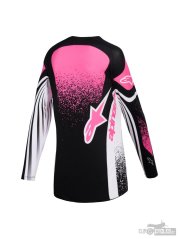 dres STELLA TECHSTAR NOMUR, ALPINESTARS, dámské (černá/bílá/růžová) 2026