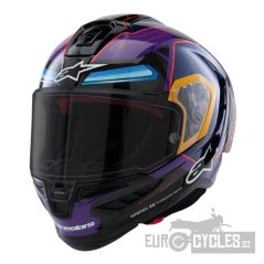 přilba SUPERTECH R10 limitovaná edice MARTINATOR JORGE MARTIN, ALPINESTARS (modrá/fialová/červená/žlutá) 2025