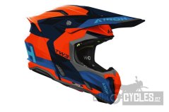 přilba TWIST 3 Fancy, AIROH (oranžová fluo-modrá lesklá) 2026