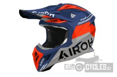 přilba AVIATOR ACE 2 Fury, AIROH (azurově-červená lesklá) 2026