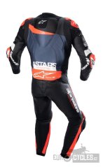 jednodílná kombinéza GP PLUS 4, TECH-AIR kompatibilní, ALPINESTARS (černá/červená fluo/tmavě modrá)