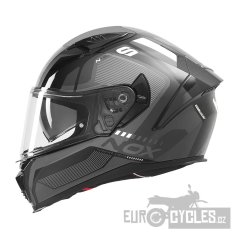přilba N402 MENTOR, NOX (černá, bílá) 2026