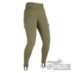 kalhoty SUPER CARGO, OXFORD, dámské (legíny s Aramidovou podšívkou, khaki)