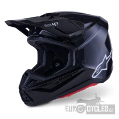 přilba SUPERTECH S-M7 SOLID, ALPINESTARS (černá) 2026
