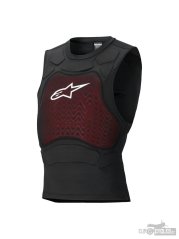 chránič těla BIONIC PLASMA LT PROTECTION VEST, ALPINESTARS (černá/červená/bílá) 2026