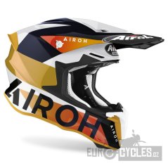 přilba TWIST 2.0 Lift, AIROH (bílá/modrá lesklá) 2023