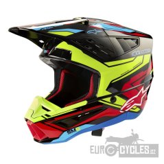 přilba S-M5 ACTION 2, ALPINESTARS (žlutá fluo/červená fluo) 2026