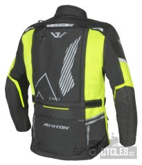 bunda Trail, AYRTON (černá/žlutá fluo/šedá) 2026