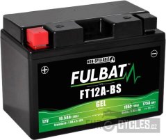 baterie 12V, YT12A-BS GEL, 12V, 10Ah, 175A, bezúdržbová GEL technologie 150x88x105 FULBAT (aktivovaná ve výrobě)