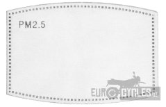 náhradní filtry PM2.5 pro BETA FACE MASK, SPIDI (2 kusy)