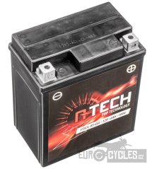 baterie 12V, YTX7L-BS GEL, 6Ah, 100A, bezúdržbová GEL technologie 113x70x130, A-TECH (aktivovaná ve výrobě)