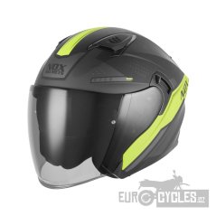 přilba N130 EKTO, NOX (černá matná, žlutá fluo) 2026