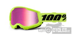 STRATA 2 JUNIOR, neon Žluté, růžové plexi