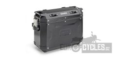 sada bočních kufrů K-FORCE - 37l, KAPPA (černý, hliník, 49,5x38,7x24,6 cm)