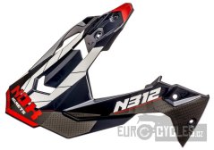 kšilt pro přilby N312 VAPOR, NOX (bílá,modrá,červená)